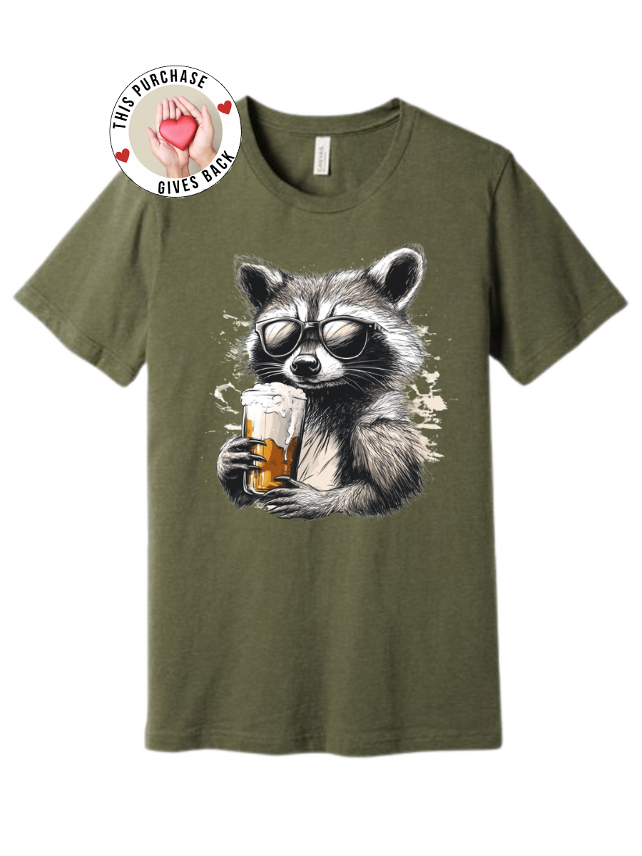 Too Cool Charlie T-shirt Shirts & Tops Rose's Colored Designs Small Olive