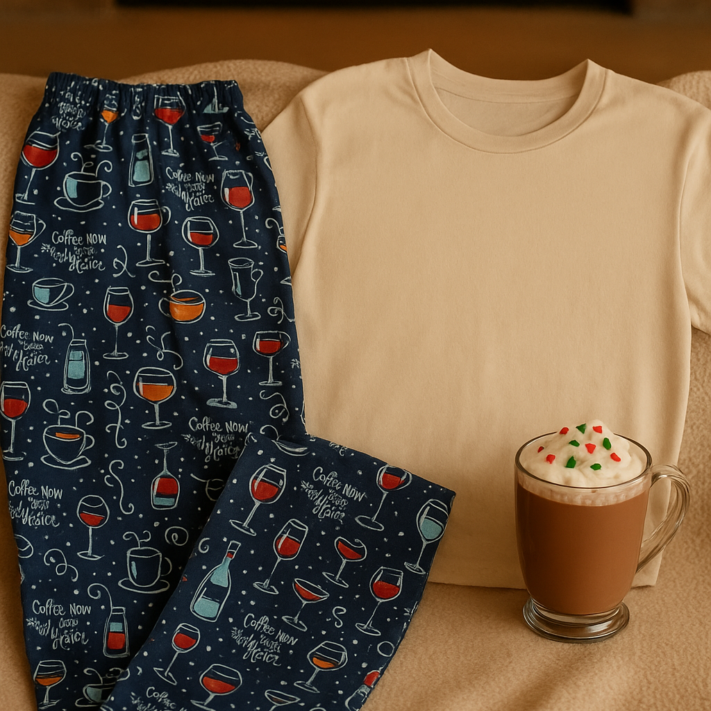 The Perfect Holiday Gift Box. Includes an exclusive designed T-shirt, soft & comfy pajama pants and a mystery gift. Available in Small to 2XL