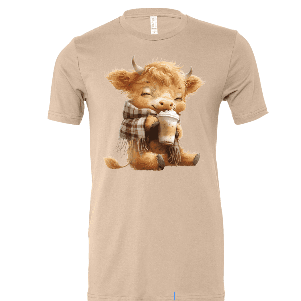 🐮 Calféfrappé Tshirt or Sweatshirt. - Rose's Colored Designs
