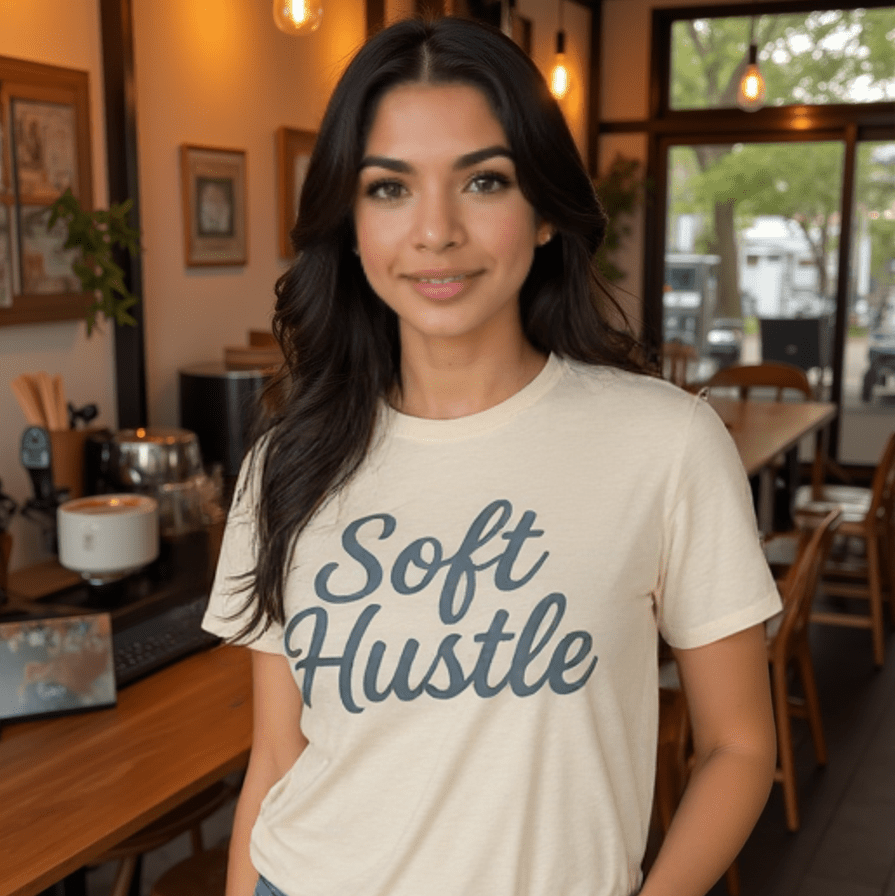 Soft Hustle Tee – Do It All, Gently - Rose's Colored Designs