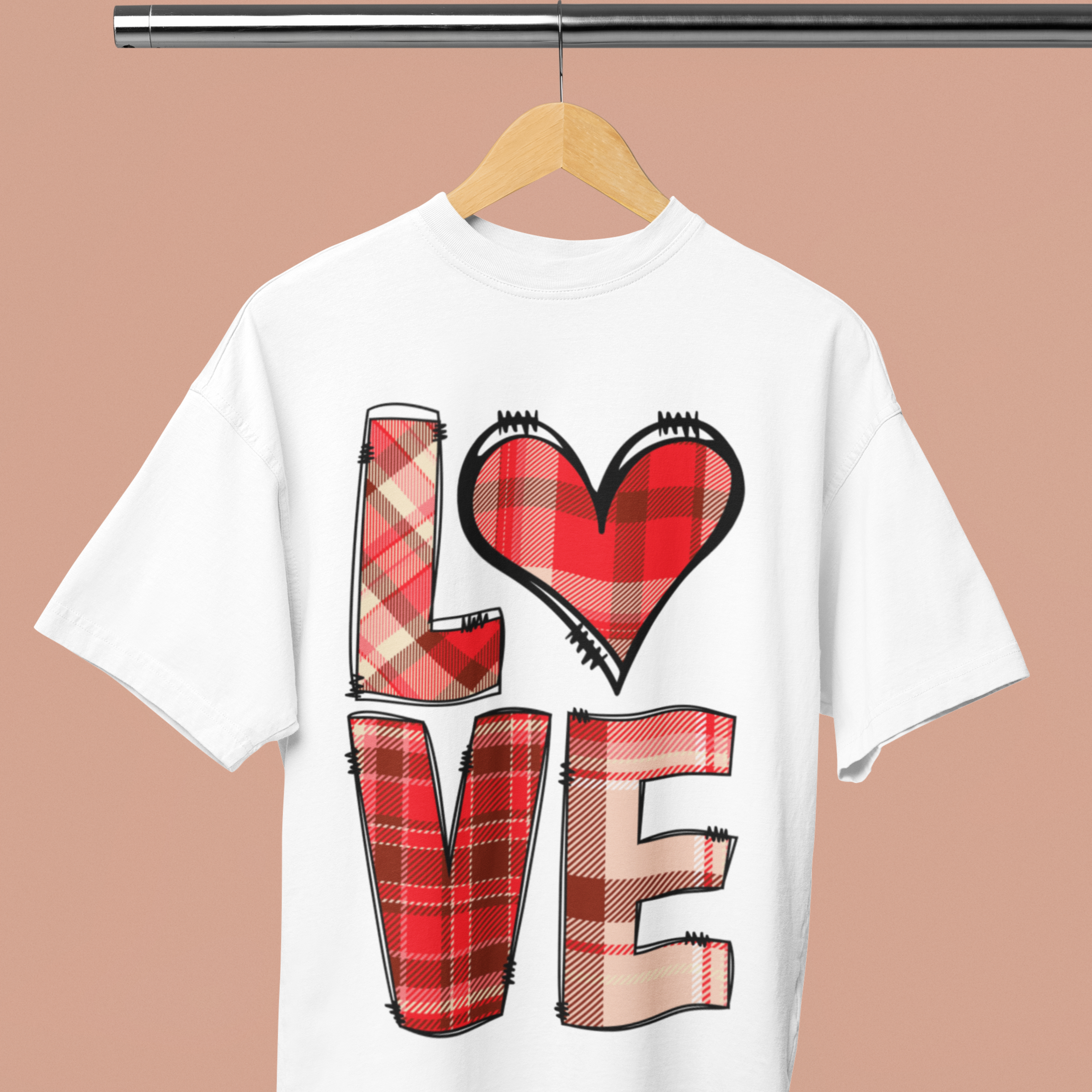 Wrap Yourself in Love Shirts & Tops Rose's Colored Designs Small White