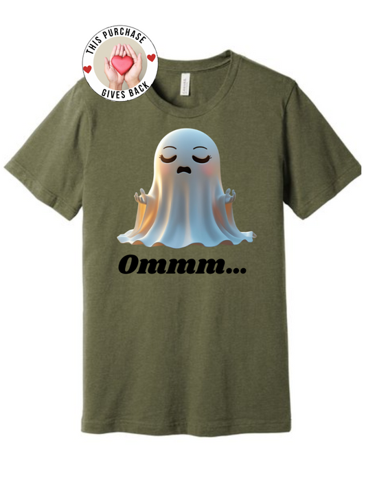 Ommm … Ghost Tee Shirts & Tops Rose's Colored Designs