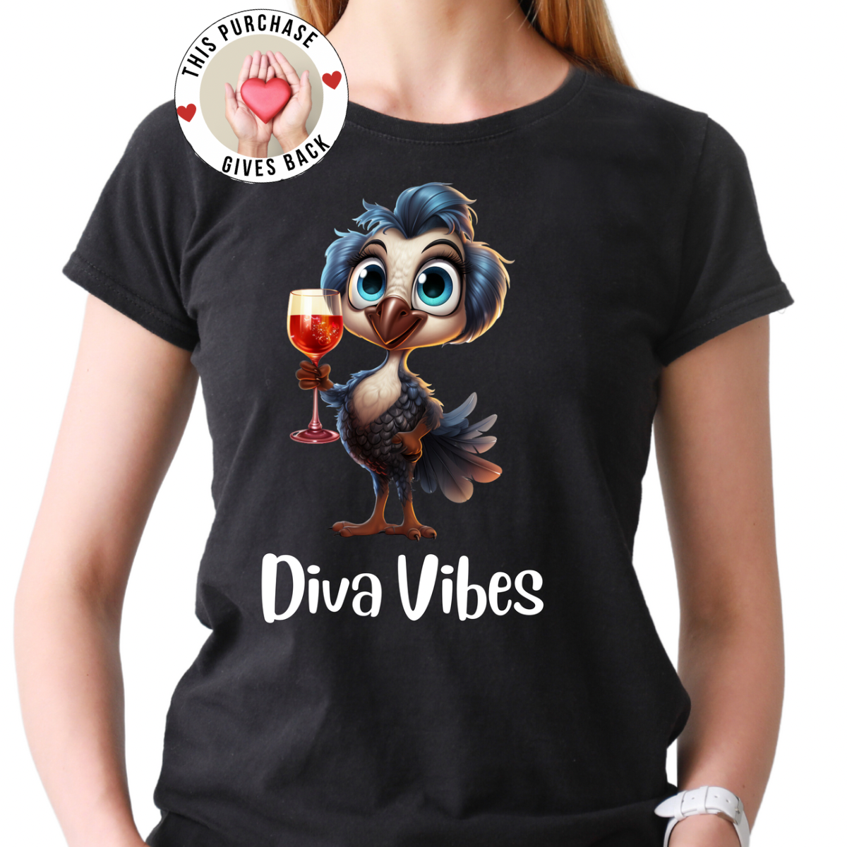 Diva Vibes tshirt Tshirt Rose's Colored Designs Smal