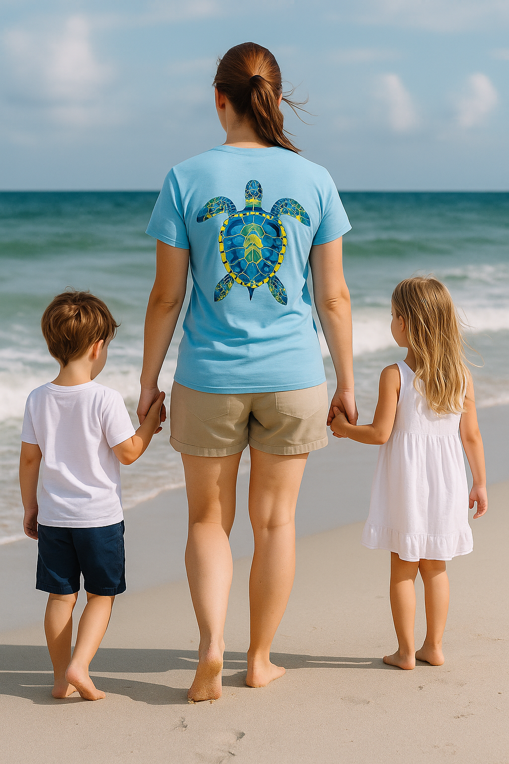 🐢 Turtle Vibes Tee - Sea-Inspired Style for the Calm & Cool Shirts & Tops Rose's Colored Designs