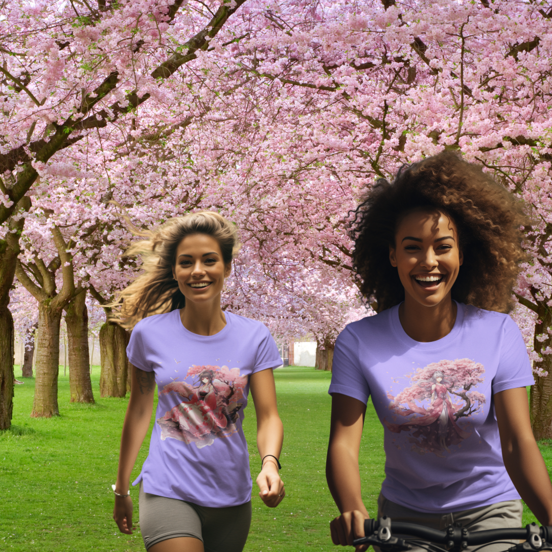 Cherry Blossom Tee Shirts & Tops Rose's Colored Designs   