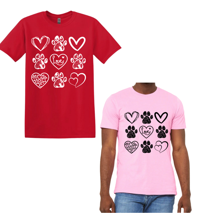 Paws N Hearts Shirts & Tops Rose's Colored Designs