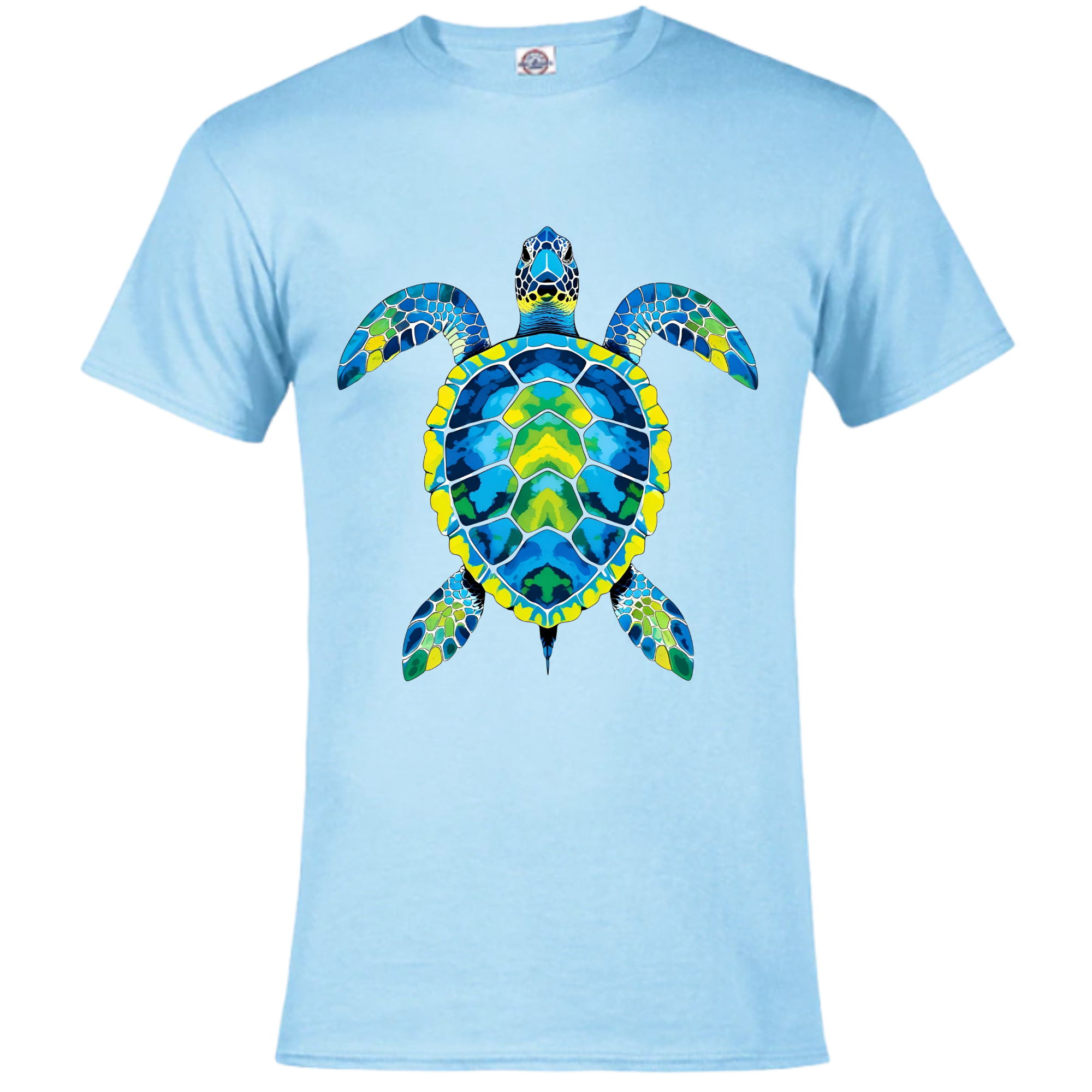 🐢 Turtle Vibes Tee - Sea-Inspired Style for the Calm & Cool Shirts & Tops Rose's Colored Designs Small Front