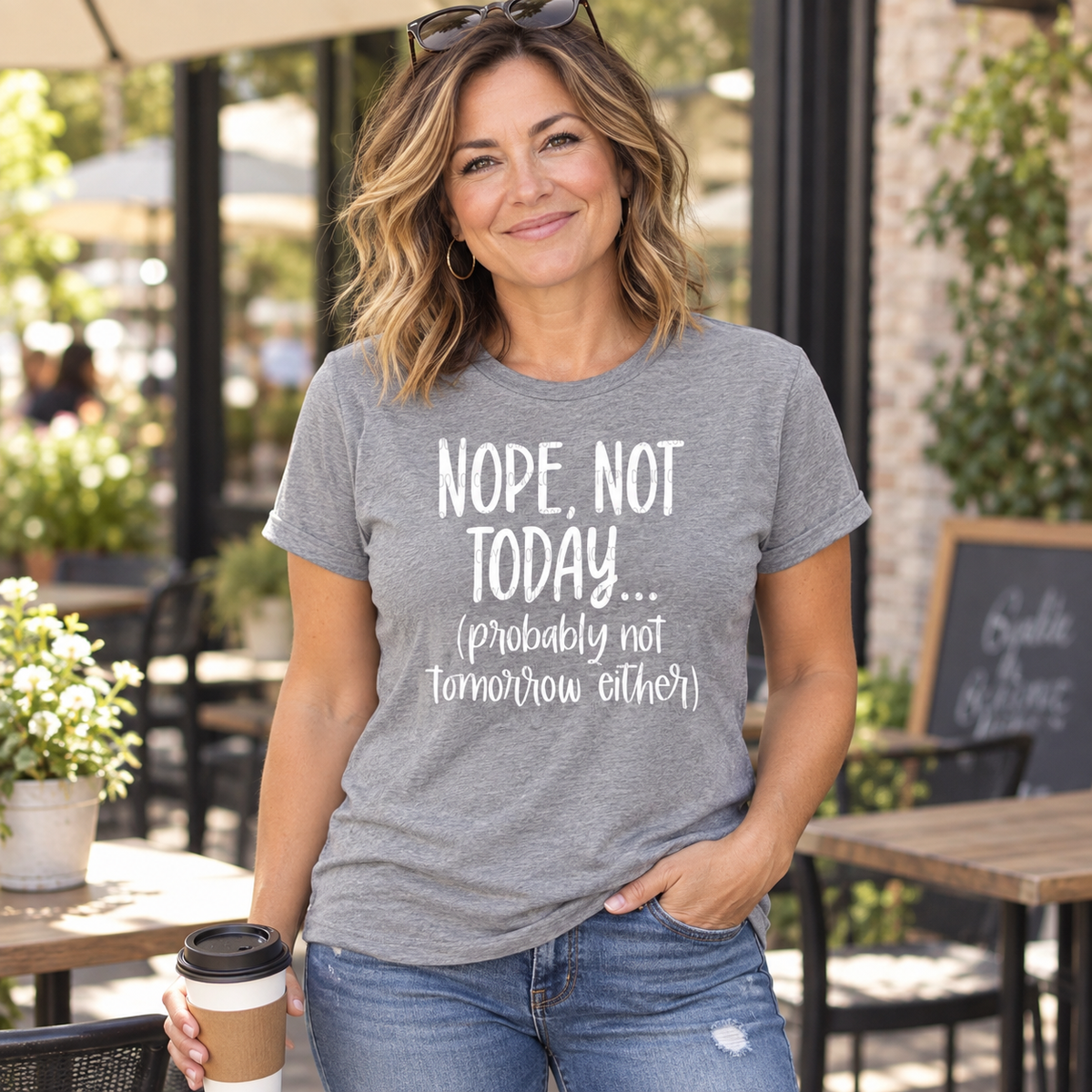 Nope, I'm Going Back to Bed Tee – Funny Graphic Shirt Rose's Colored Designs