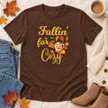 Fallin' for Cozy Fall Graphic Tee Shirts & Tops Roses Colored Designs