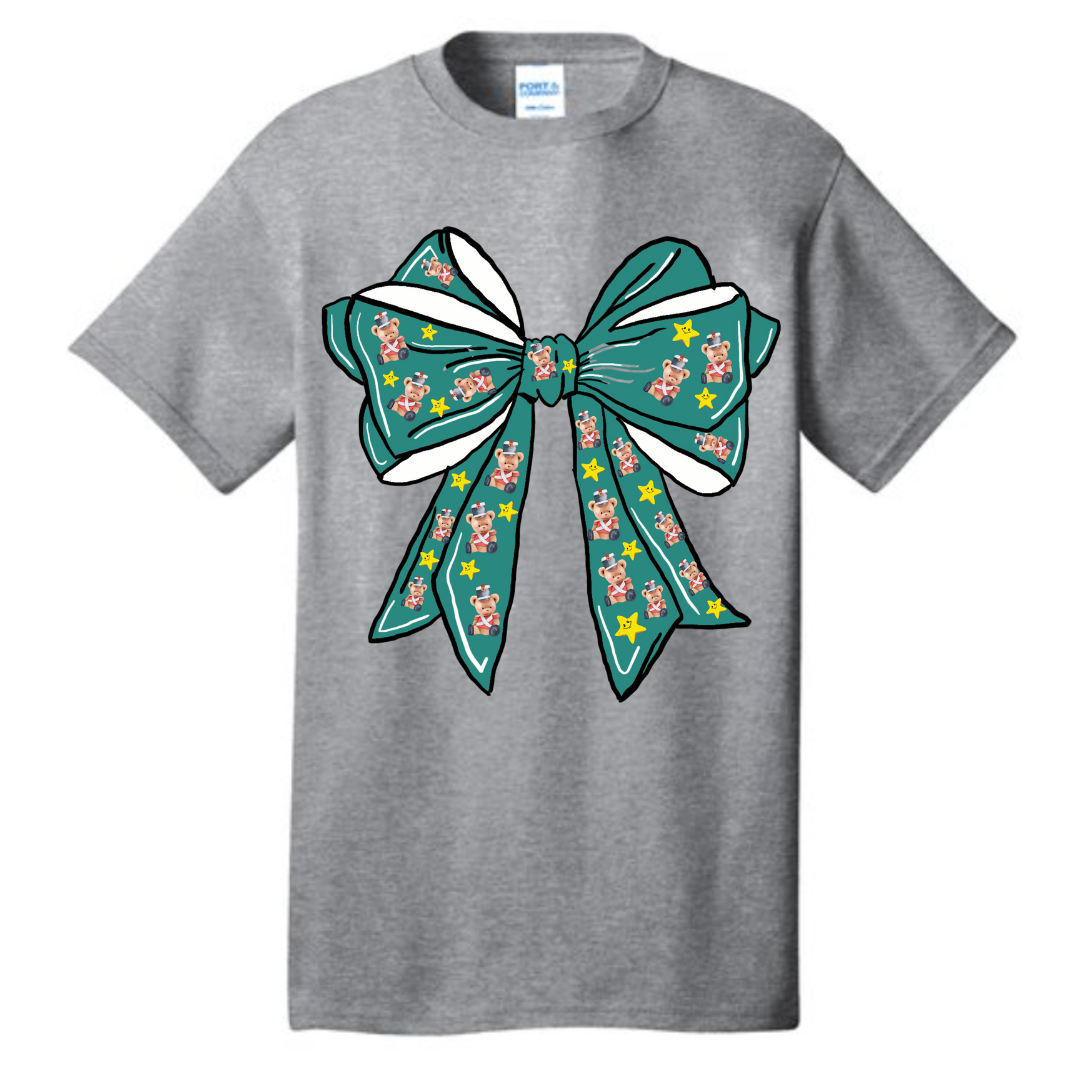 Toys for Tots Bow T-shirt Tshirt Rose's Colored Designs   