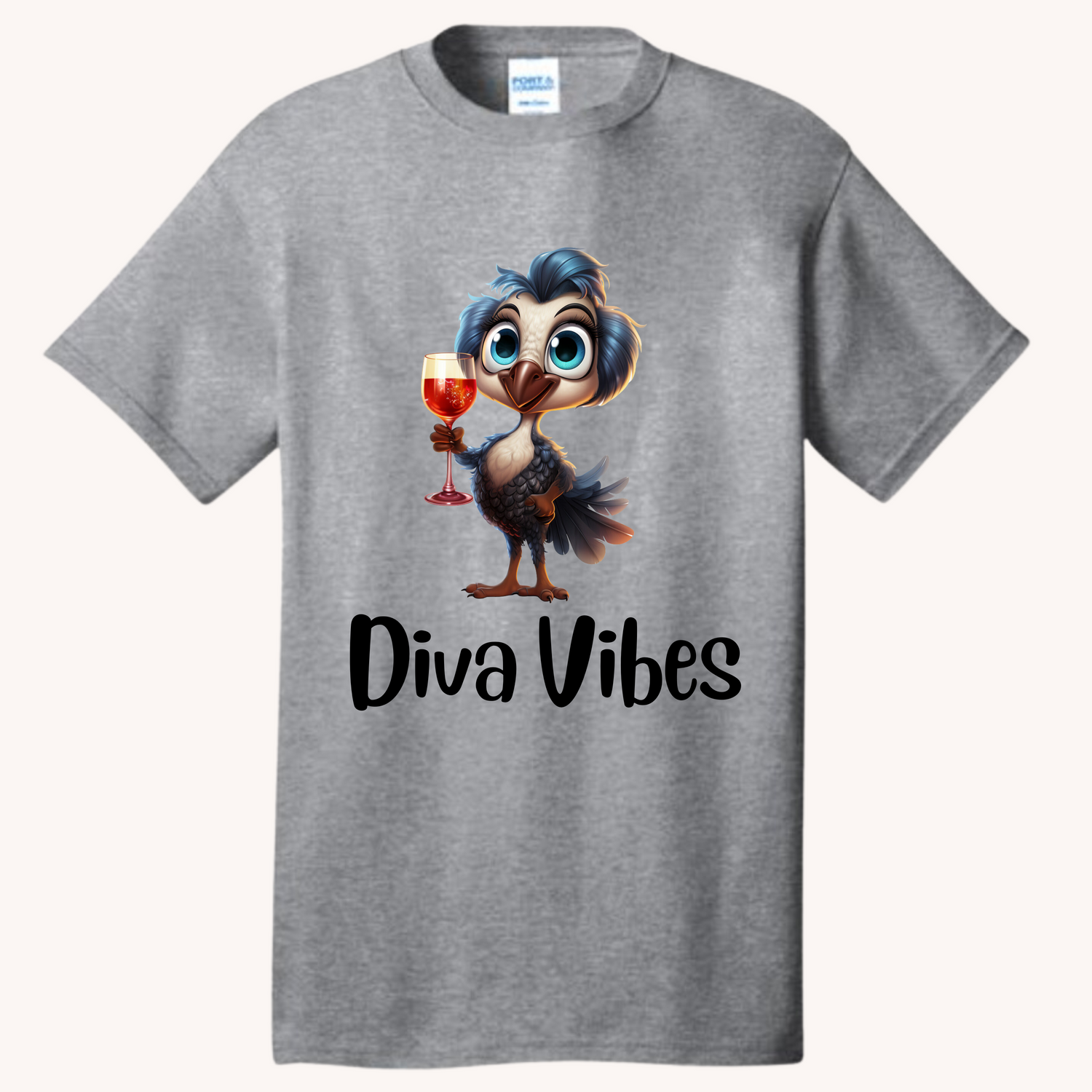 Diva Vibes tshirt Tshirt Rose's Colored Designs  Smal  