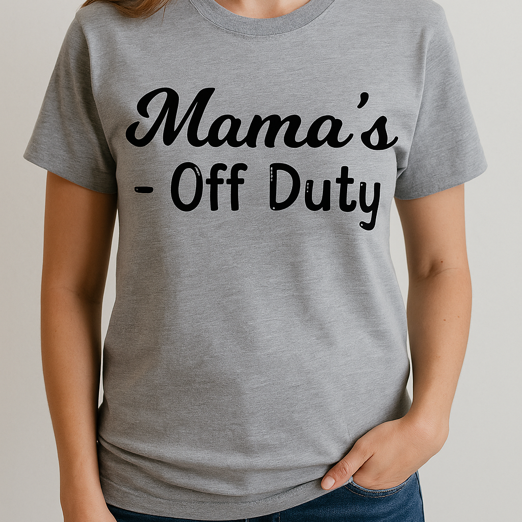 Mama’s Off Duty Tee – Coffee In, Chaos Out Rose's Colored Designs