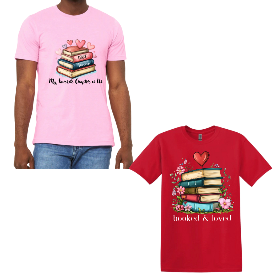 My Favorite Chapter is Us Shirts & Tops Rose's Colored Designs