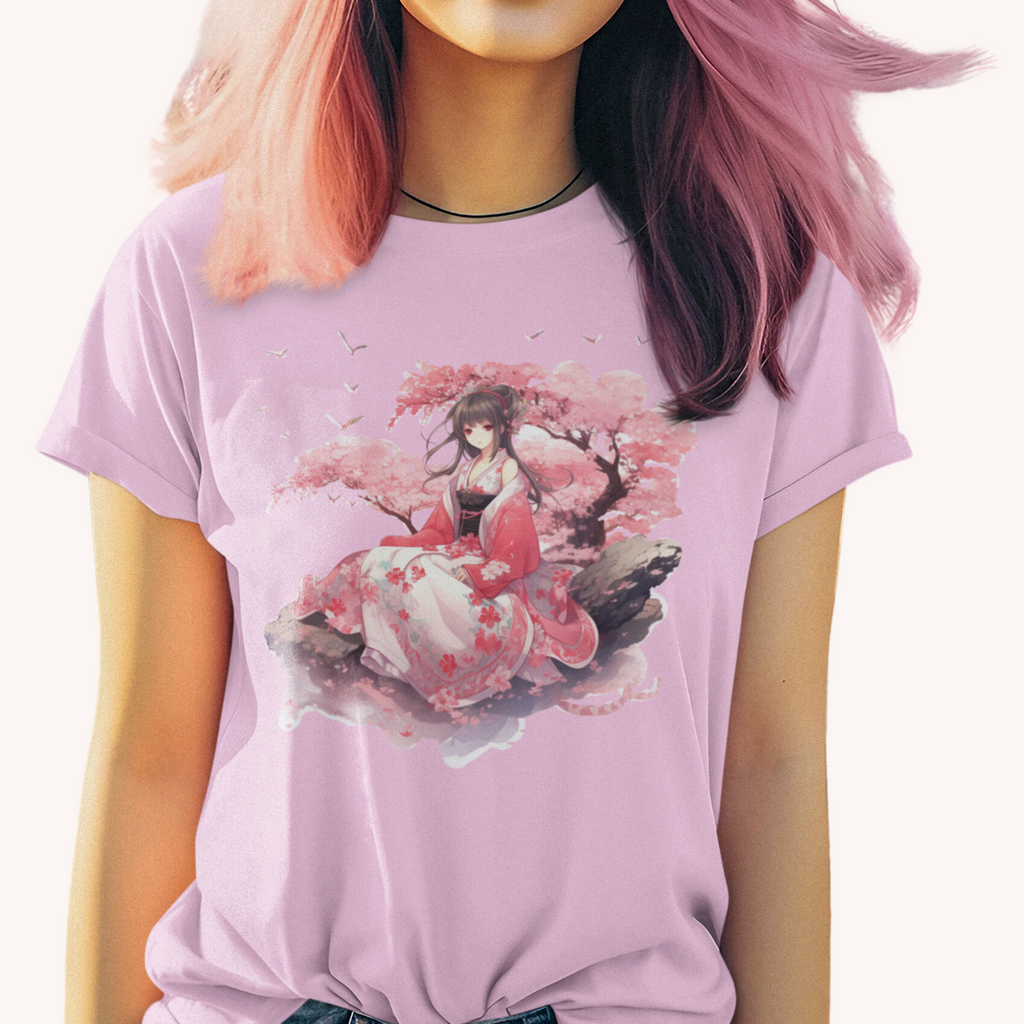 Cherry Blossom Tee - Bloom with Every Wear Shirts & Tops Rose's Colored Designs