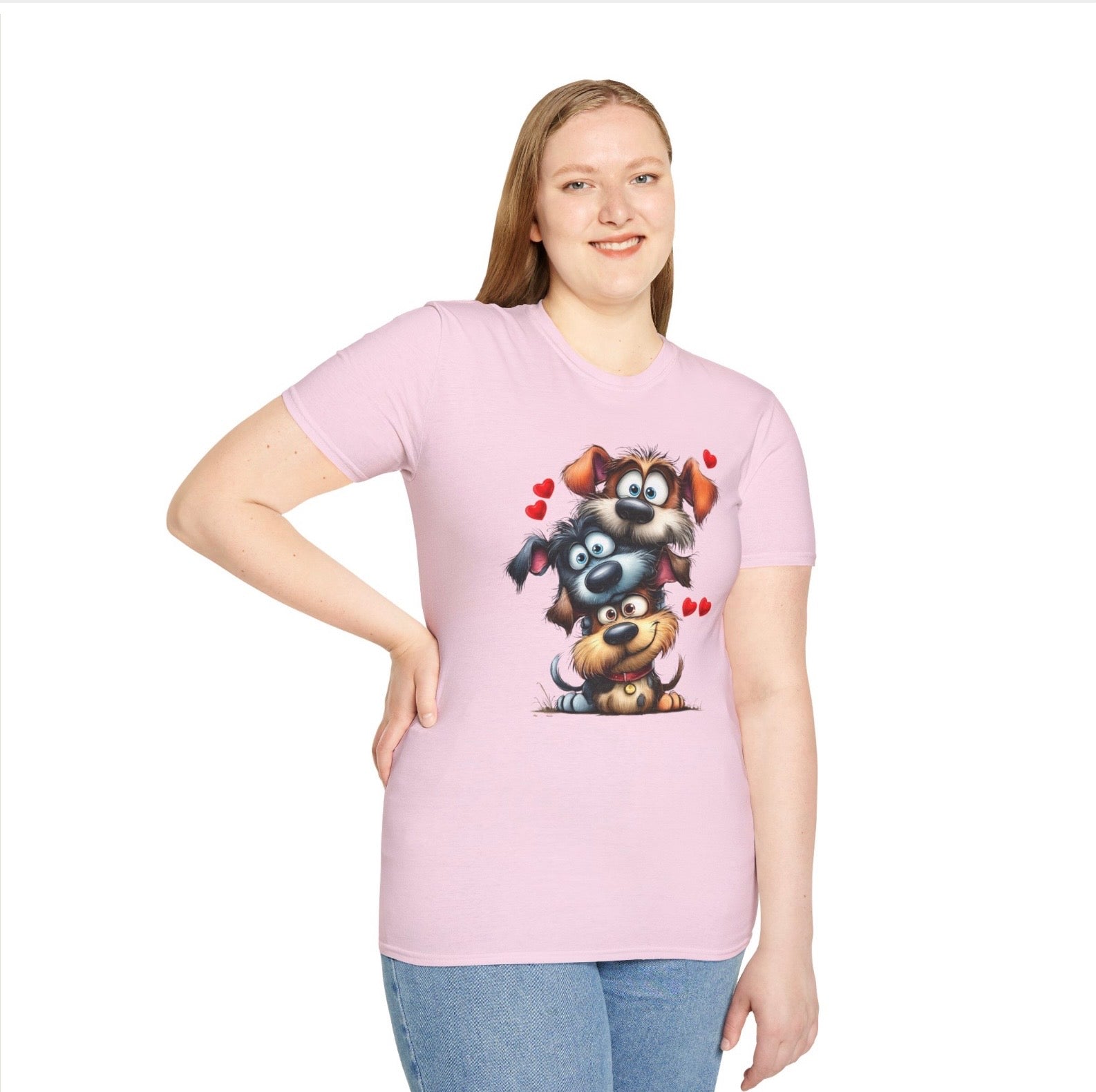 Puppy Pile of Love Shirts & Tops Rose's Colored Designs