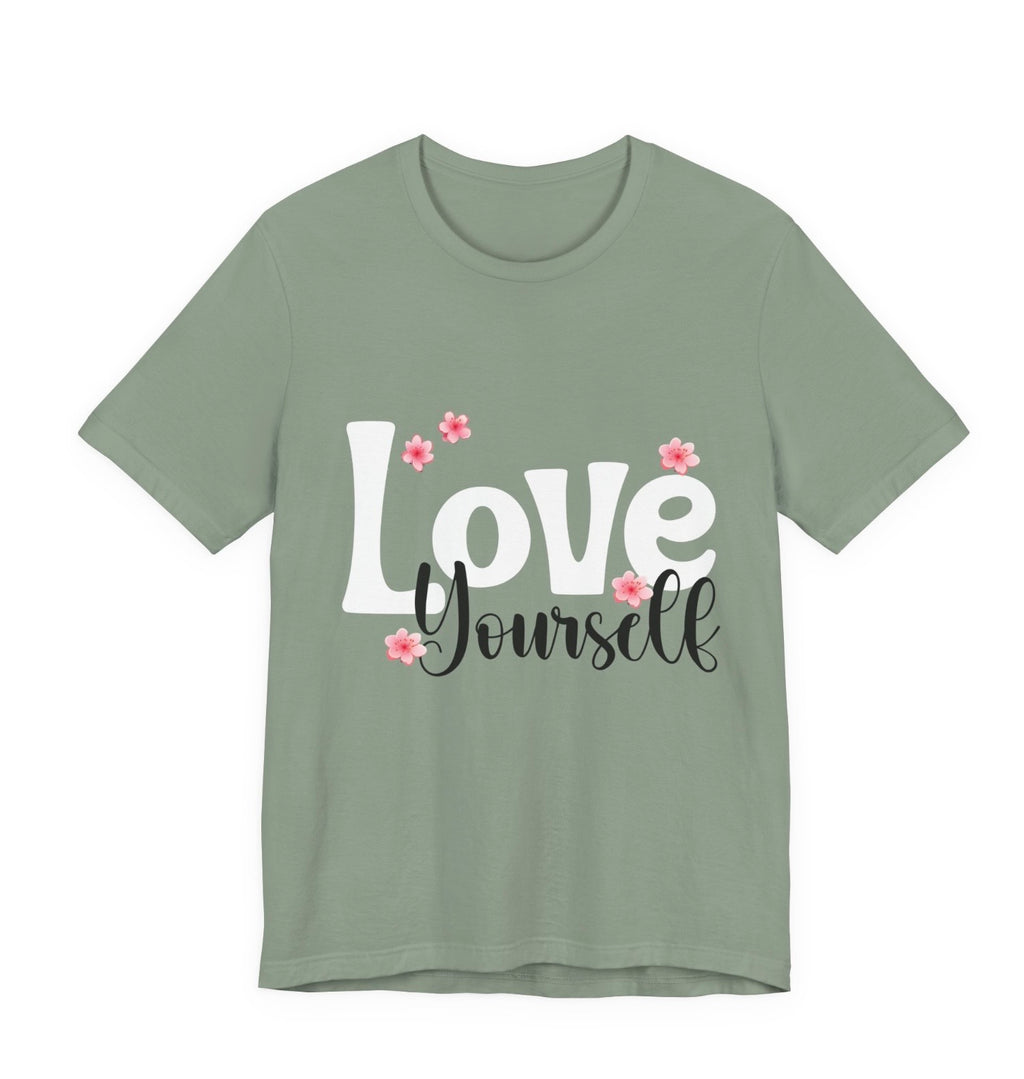 Love Yourself 🌸 Shirts & Tops Rose's Colored Designs Small Green