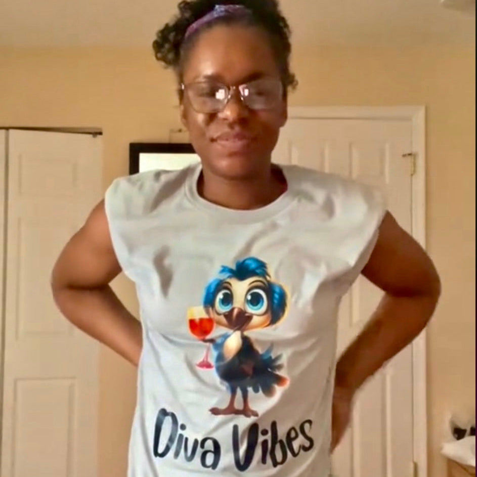 Diva Vibes tshirt Tshirt Rose's Colored Designs