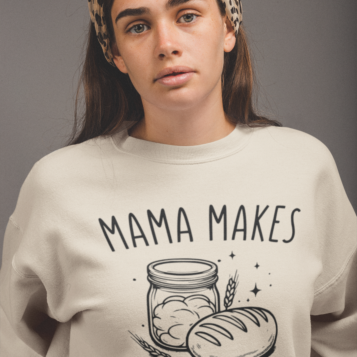 Mama Makes the Dough Sweatshirt Tshirt Rose's Colored Designs   