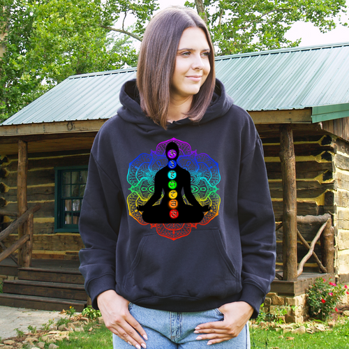 Anything Possible When You Have INNER PEACE Hoodie Sweatshirt Rose's Colored Designs   