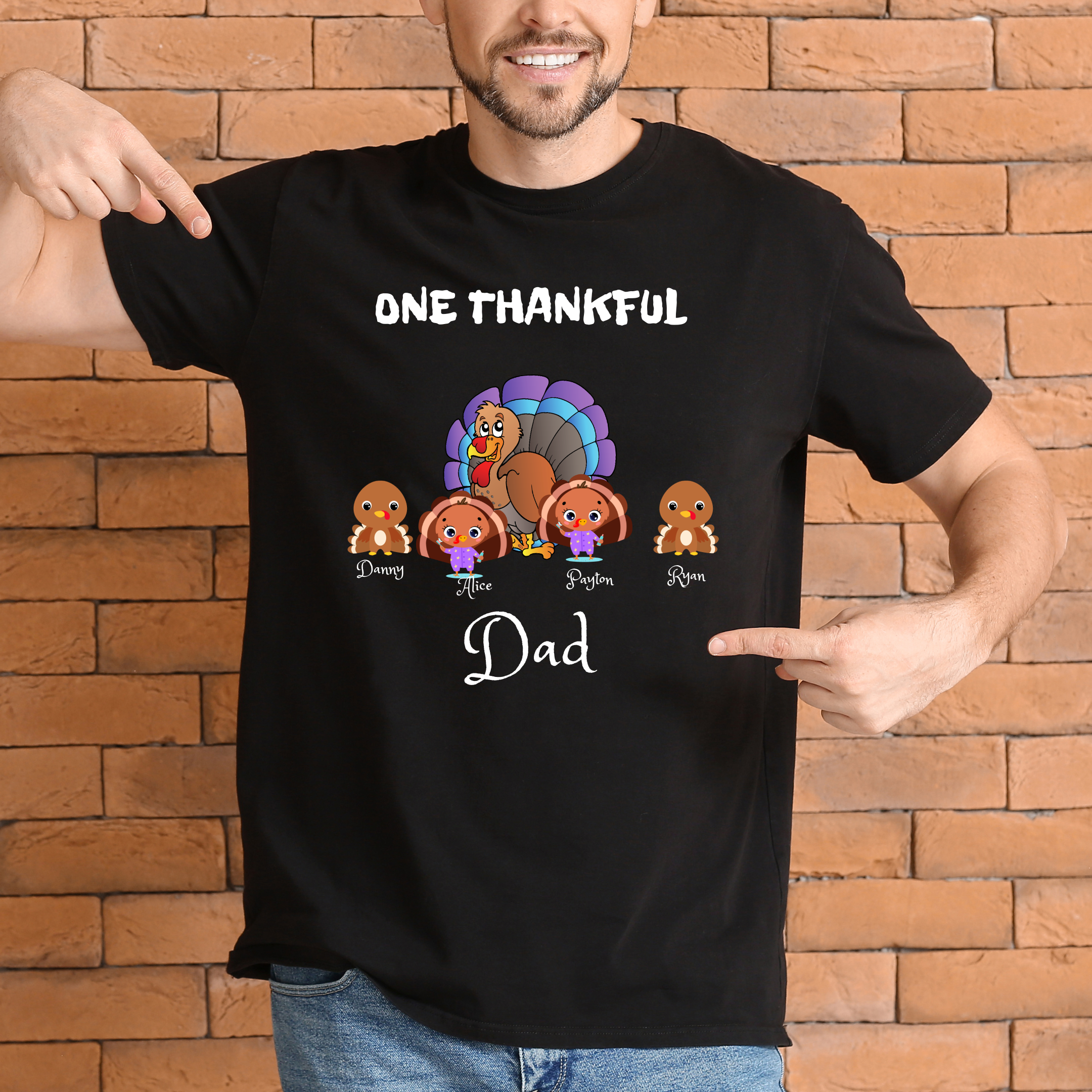 One Thankful …. Mama/Dad/Grandma/Nana or Auntie  Rose's Colored Designs   