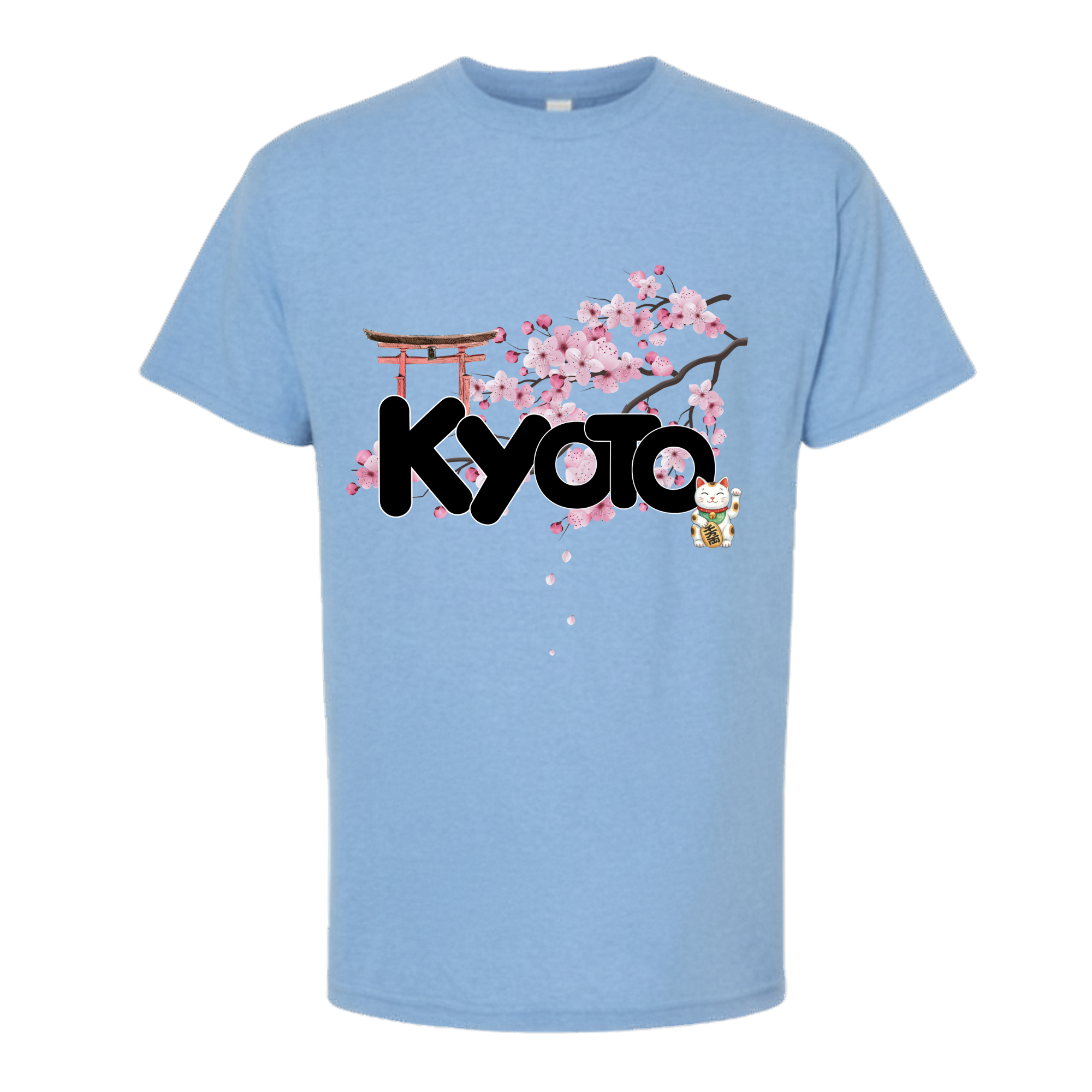 Kyoto in Bloom - Torii Gate Tee Tshirt Rose's Colored Designs