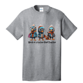 Birds of a Feather Shop Together Tee - Cozy Style for Your Shopping Squad Tshirt Rose’s Colored Designs Small Gray