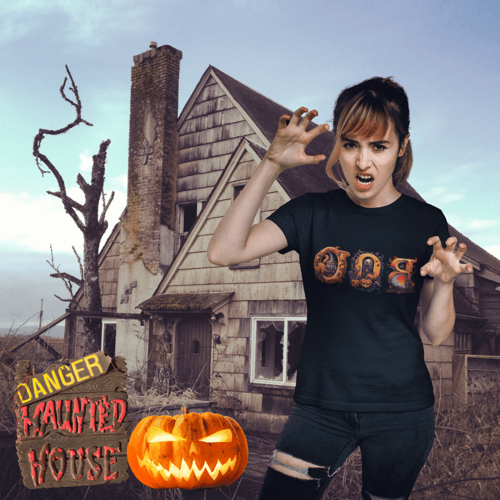 Boo Halloween T-shirt Tshirt Rose's Colored Designs