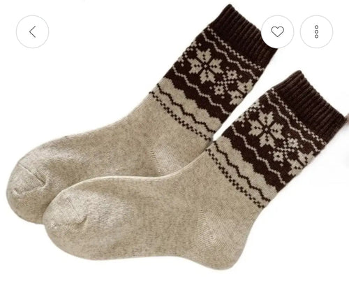 Cabin Socks - The Ultimate Cozy Essential Socks Rose's Colored Designs