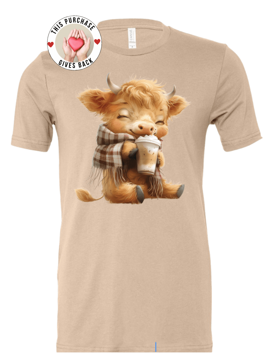 Calfé Frappé Tshirt or Sweatshirt. - Rose's Colored Designs