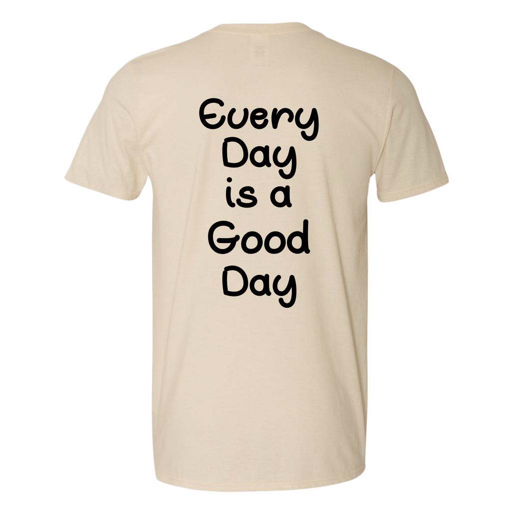 Every Day is a Good Day Tee – Japanese Calligraphy Inspired | Mindful Affirmation T-Shirt Shirts & Tops Rose's Colored Designs