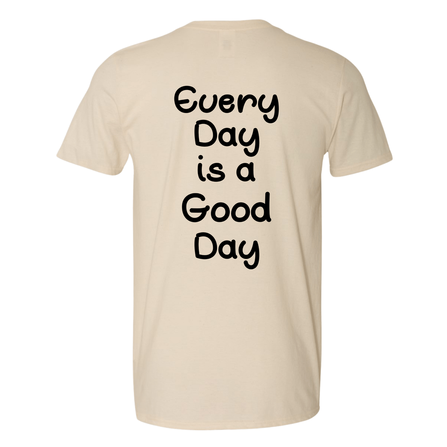 Every Day is a Good Day Tee – Japanese Calligraphy Inspired | Mindful Affirmation T-Shirt - Rose's Colored Designs