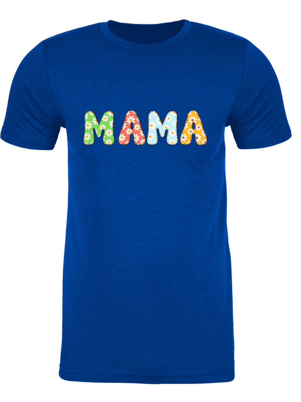 Floral Mama Tee – Bold Color, Blooming Love Shirts & Tops Rose's Colored Designs