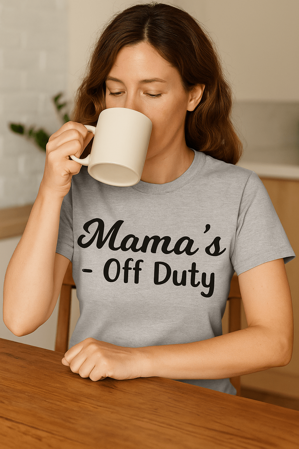 Mama’s Off Duty Tee – Coffee In, Chaos Out Rose's Colored Designs