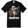 MOMSTER Tee - Halloween Chaos, Mama Style Tshirt Roses Colored Designs Small