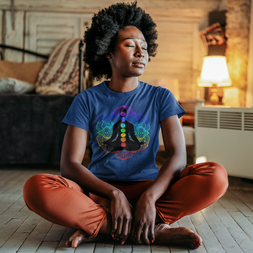 Anything Possible When You Have INNER PEACE T-Shirt - Stay Calm, Conquer Anything Graphic Tee Roses Colored Designs