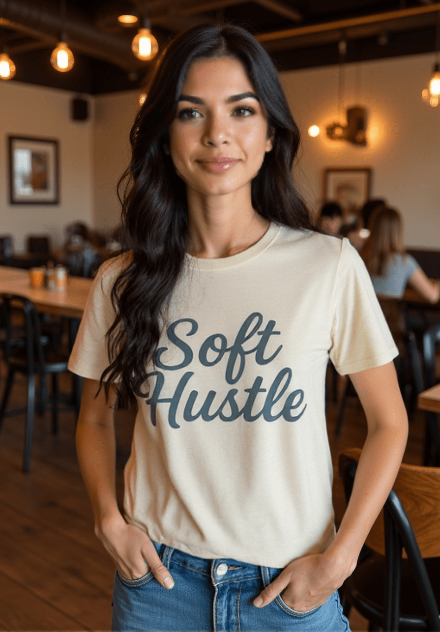 Soft Hustle Tee – Do It All, Gently Shirts & Tops Rose's Colored Designs