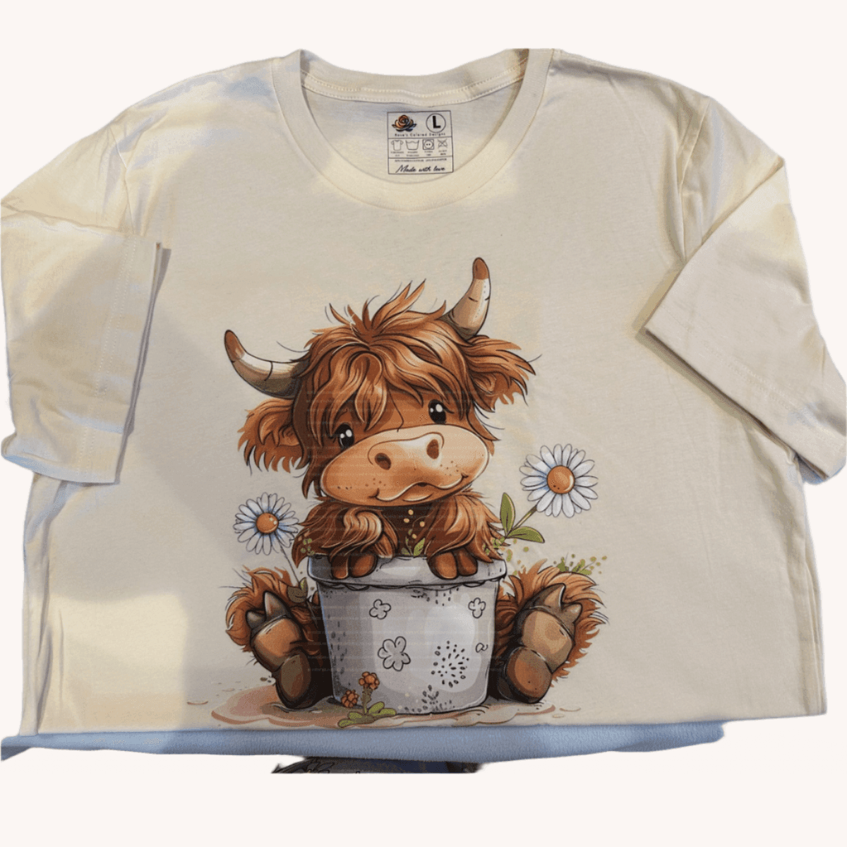 🌼 The Sunny Calf Tee – Your New Favorite Feel - Good Shirt! 🌼 - Rose's Colored Designs