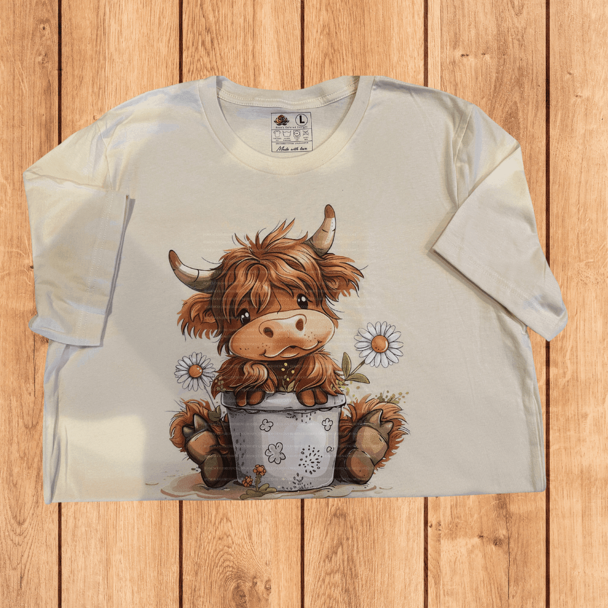 🌼 The Sunny Calf Tee – Your New Favorite Feel - Good Shirt! 🌼 - Rose's Colored Designs