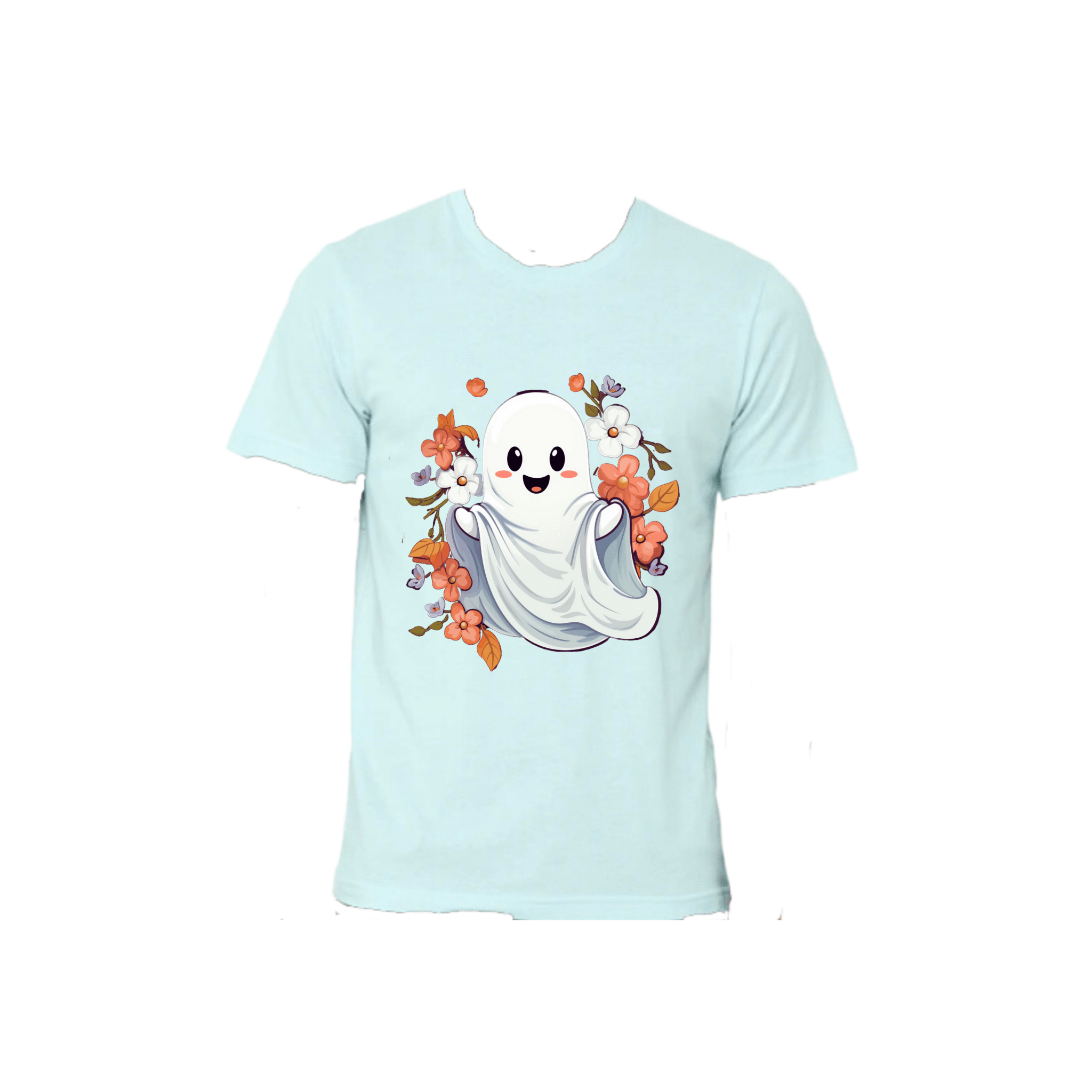 Too Cute Ghost Tshirt (Copy) Shirts & Tops Rose's Colored Designs Small