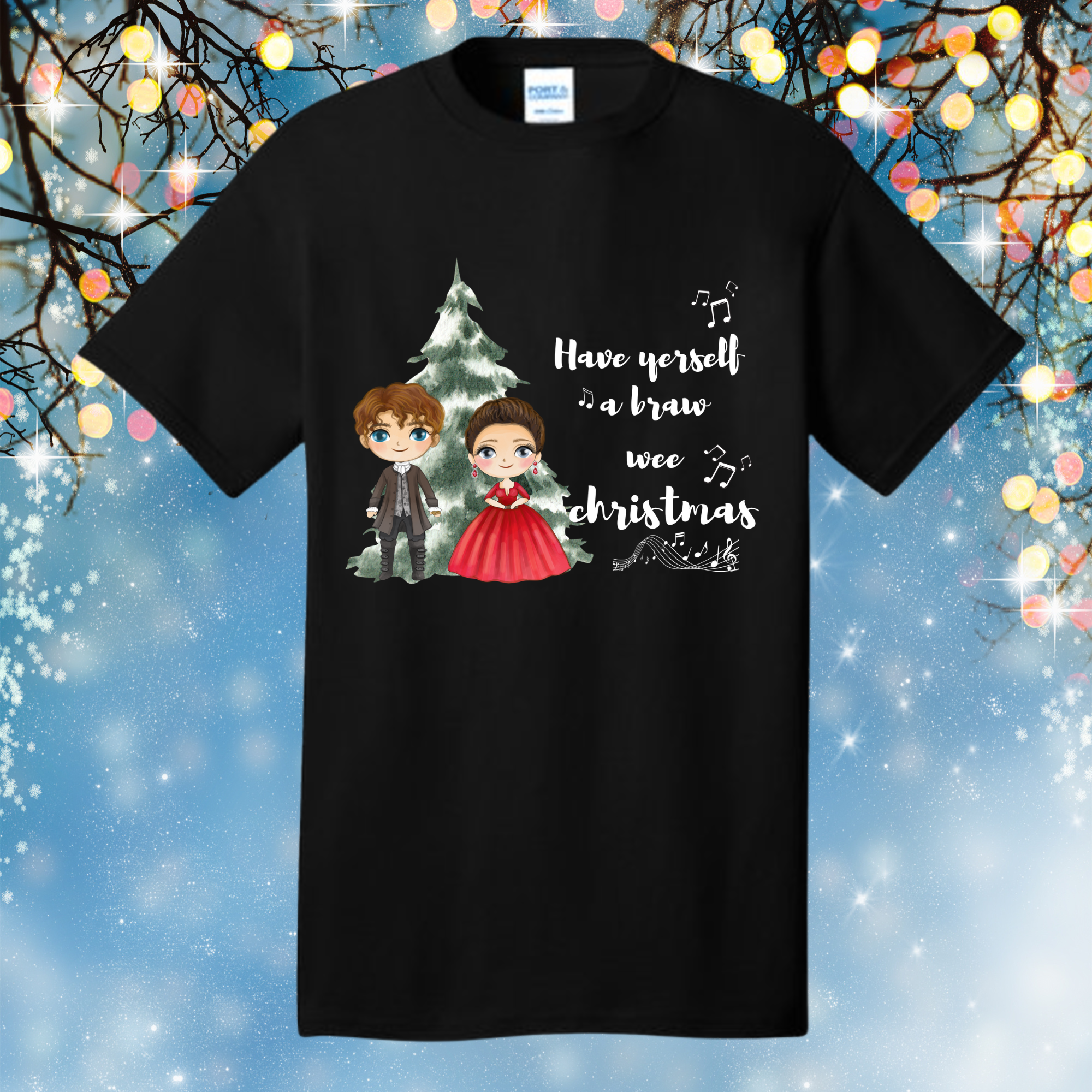 Have Yerself a Braw wee Christmas Shirts & Tops Rose's Colored Designs Small  