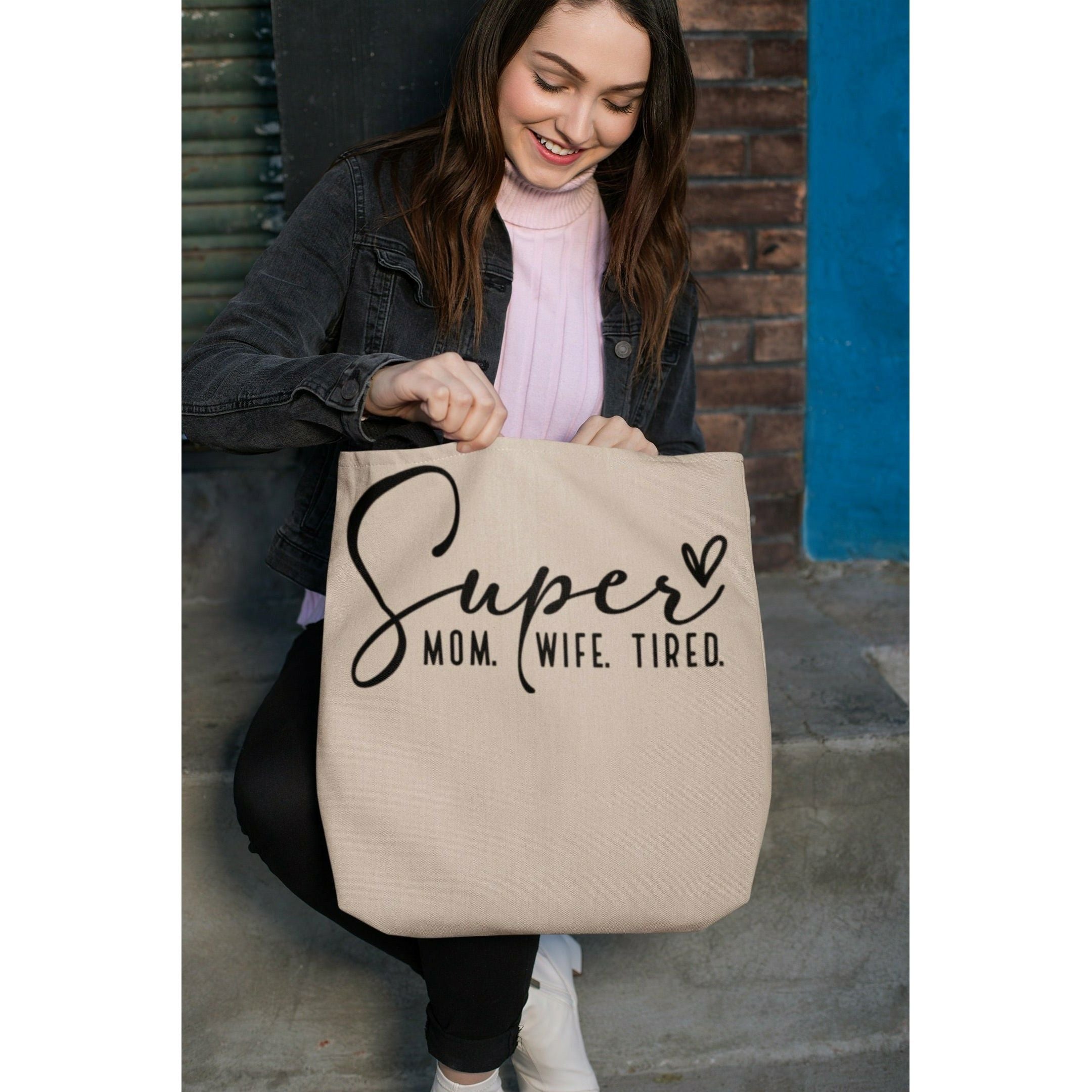 Totes to You Luggage & Bags Rose's Colored Designs SUPER MOM  