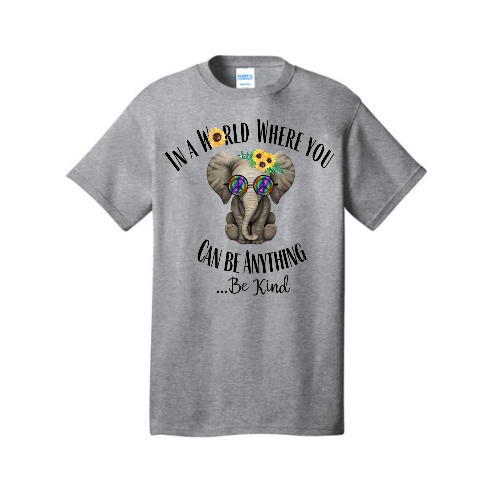 Be Kind Elephant Shirt Shirts & Tops Rose's Colored Designs   