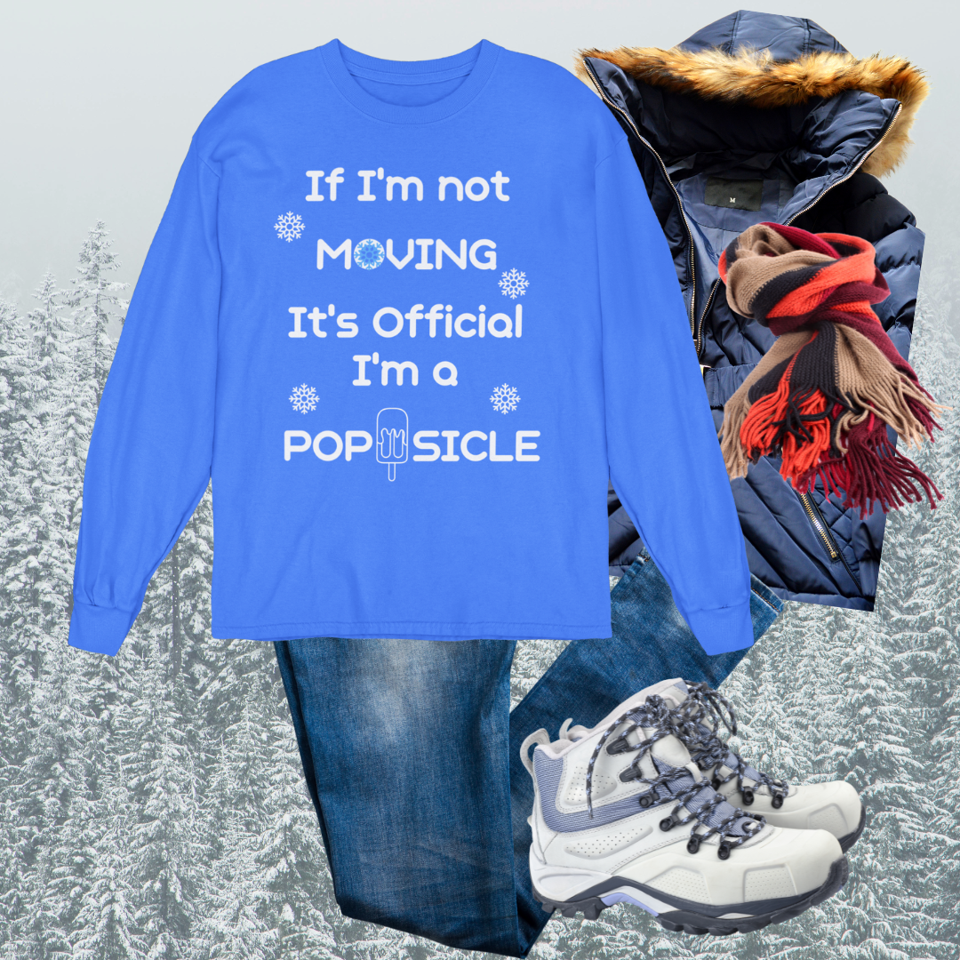 If I'm Not Moving It's Official I'm a Popsicle Tee Shirts & Tops Rose's Colored Designs   